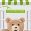 Λούτρινο μενταγιόν δράσης Ted2 με αρκουδάκι