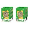 Λούτρινο μενταγιόν Ted2 με αρκουδάκι και δράση, σφραγισμένη θήκη (2 κουτιά τυφλών)