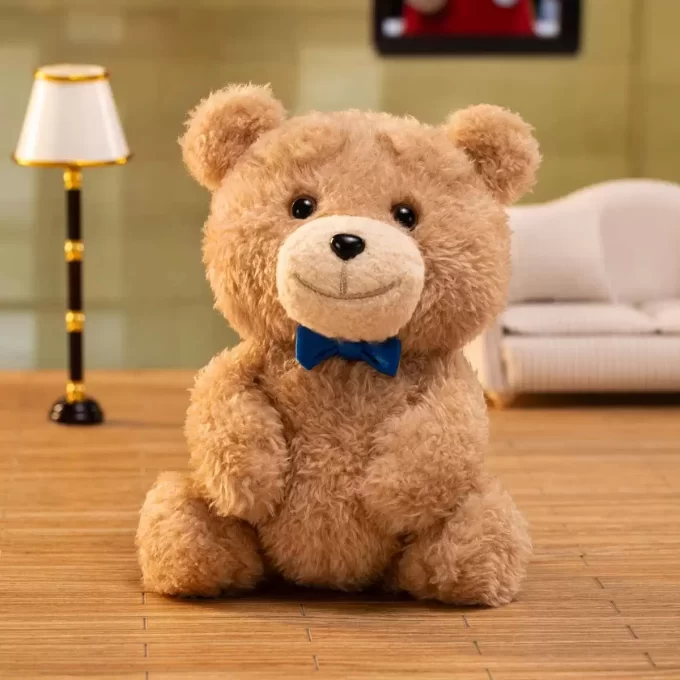 Λούτρινο μενταγιόν δράσης Ted2 με αρκουδάκι