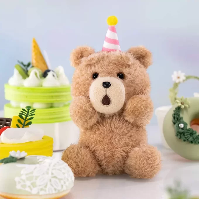 Λούτρινο μενταγιόν δράσης Ted2 με αρκουδάκι
