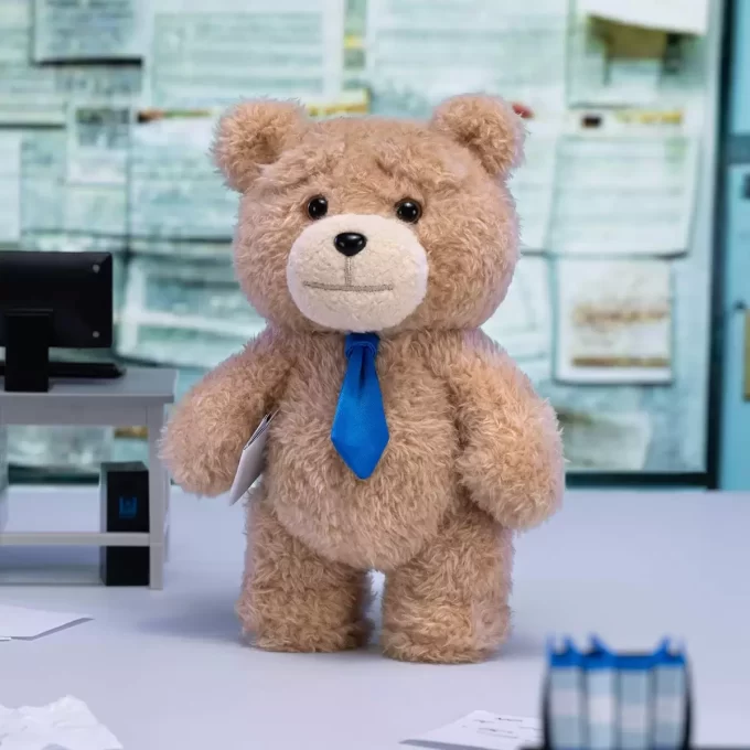 Λούτρινο μενταγιόν δράσης Ted2 με αρκουδάκι