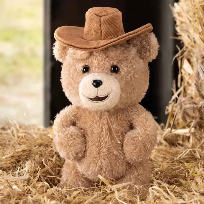Λούτρινο μενταγιόν δράσης Ted2 με αρκουδάκι