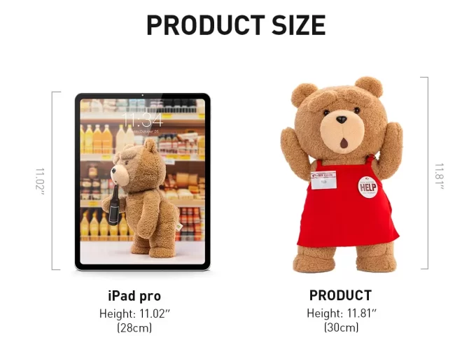 Λούτρινη Φιγούρα Δράσης Ted2-ted