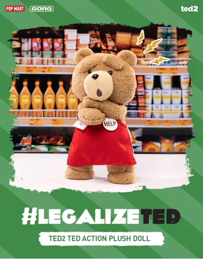 Λούτρινη Φιγούρα Δράσης Ted2-ted