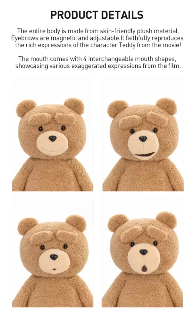 Λούτρινη Φιγούρα Δράσης Ted2-ted