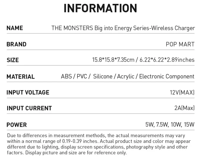 THE MONSTERS Big Into Energy Series – Ασύρματος Φορτιστής