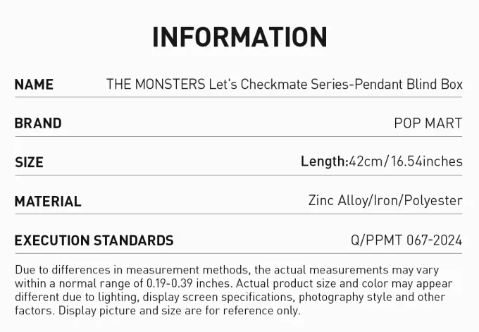 THE MONSTERS Let’s Checkmate Series – Κρεμαστό Κουτί Τυφλού