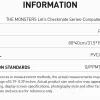 THE MONSTERS Let’s Checkmate Series – Χαλί Γραφείου Υπολογιστή