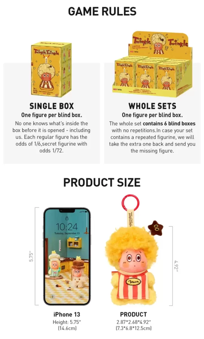 Twinkle Twinkle Be A Little Star Series – Λούτρινο Κουτί Κρεμαστό Στόρι