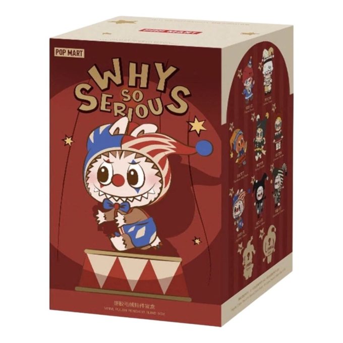 Θήκη με βελούδινο μενταγιόν βινυλίου Why So Serious Series (1 κουτί τυφλού)